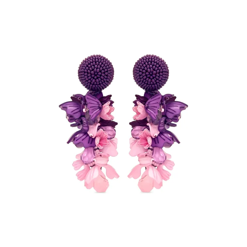 Oscar De La Renta Flower Earrings-0