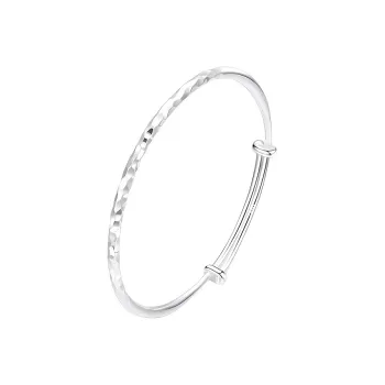 Bear Silversmith 999 Fine Silver Sterling Silver Bangle Women's