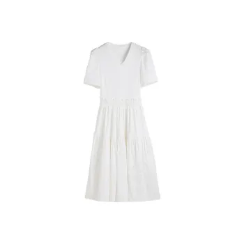 Hang Yi Court Short Sleeved Dress Women's