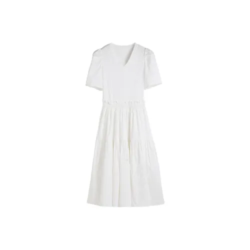 Hang Yi Court Short Sleeved Dress Women's