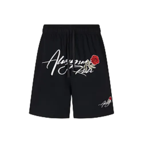 Boxer layered denim shorts