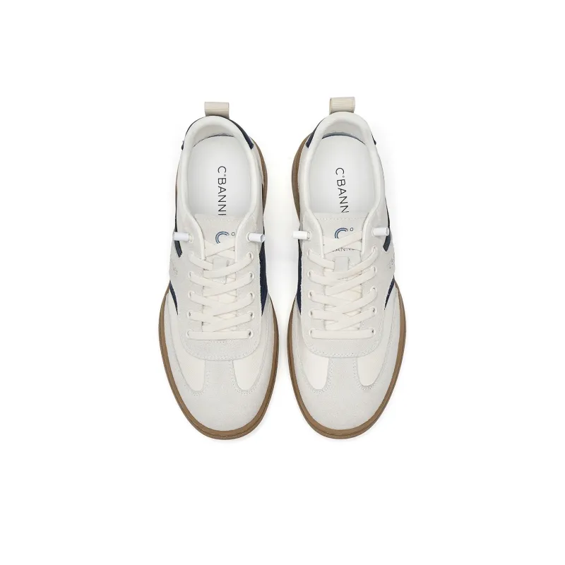 C°BANNER Low Top Casual Shoes Men's White Blue-2