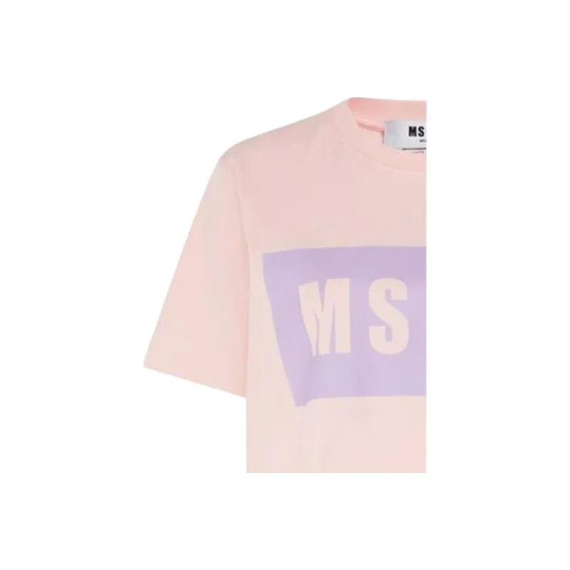 MSGM T Shirts Women's Pink-3
