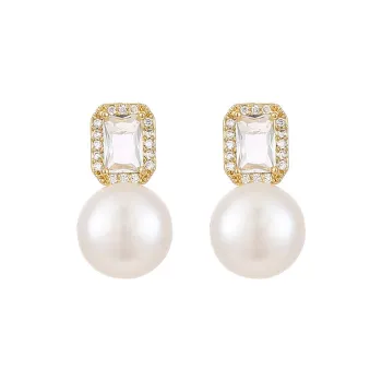 VIOLET S925 Silver Stud Earrings Women's