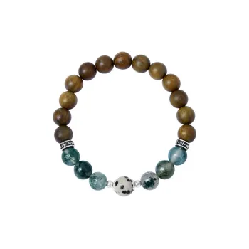 Asia Star Green Sandalwood Bracelets Women's