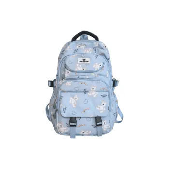 Yalu Nylon Backpack Regular Unisex Multicolor