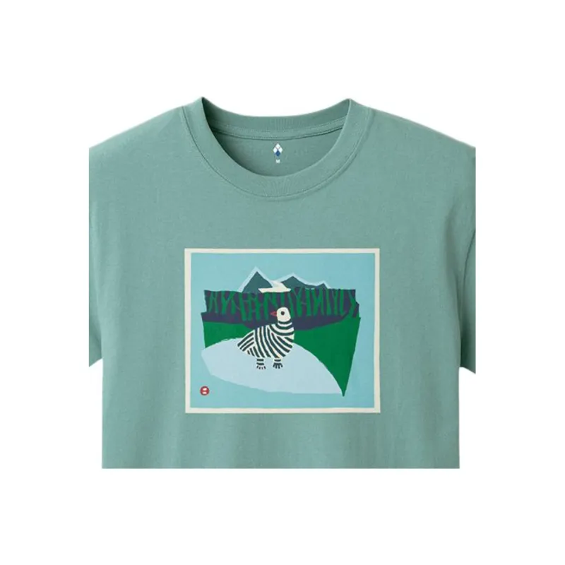 MONTBELL T Shirt Unisex Light Blue Green-2
