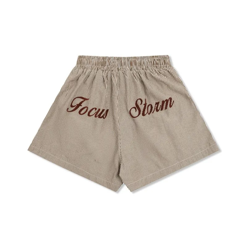 Vine Color Casual Shorts Women's-4