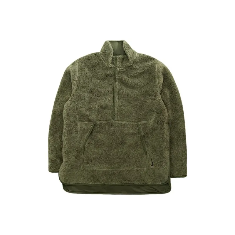 Nike Velvet feel Coat Men's Dark Green-0