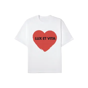 LUX ET VITA T Shirts Unisex White