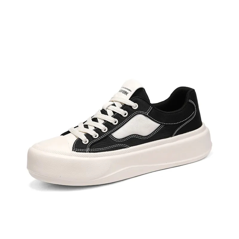 KYMOOU Slip Resistant, Breathable, Height Increasing Low Top Canvas Shoes Men's-7