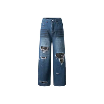 GDRX Jeans Unisex Blue
