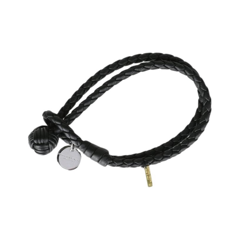 Bottega Veneta Leather Bracelets Women's Black - POIZON