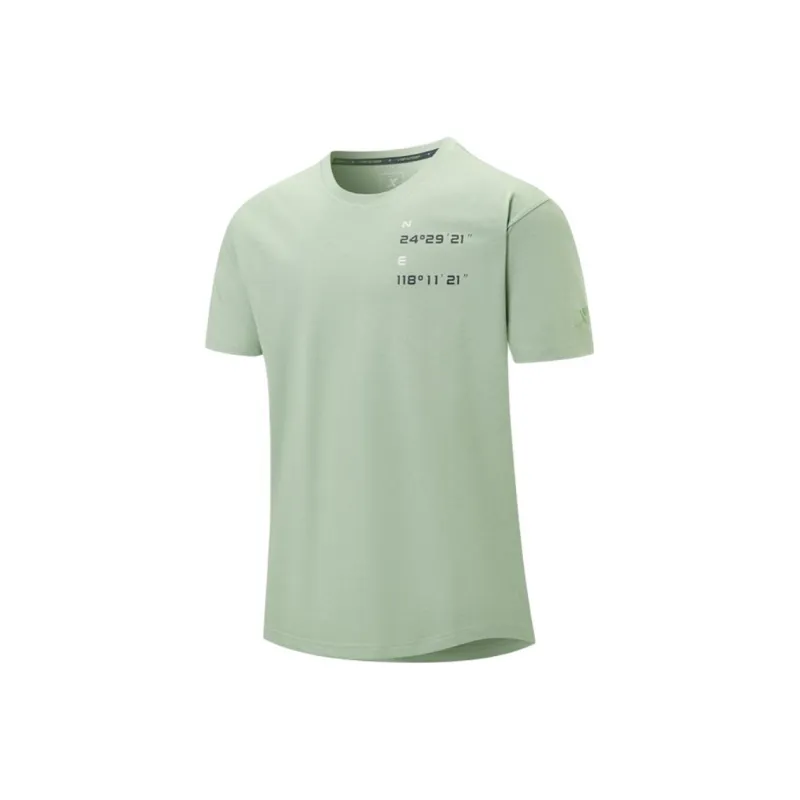 XTEP T Shirt Men's Bamboo Moon Green-0