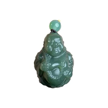 BUDOUXIAOAI Pendants Green Jade Women's
