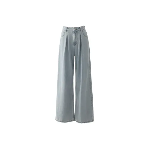Wen Shan Jeans Women's Light Blue