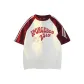 White & Burgundy Sleeves