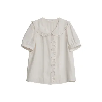 Mambe Shirts Women's Ecru