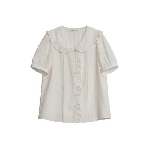 Mambe Shirts Women's Ecru