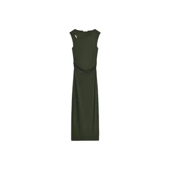 ZARA Sleeveless Dresses Women's Medium Green