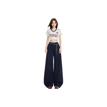 YINLEI Cargo Pants Women's Navy Blue