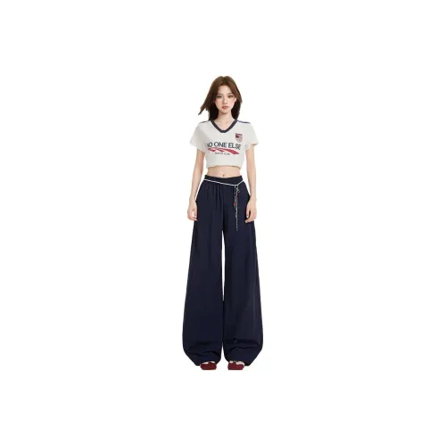 YINLEI Cargo Pants Women's Navy Blue