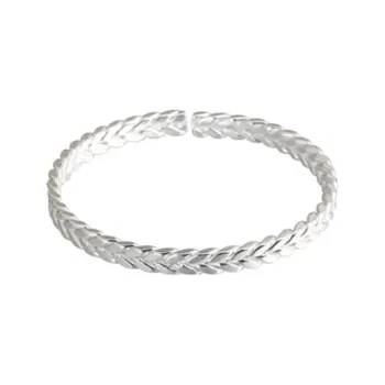 Old Qingyun Silver Building 999 Fine Silver Bangles Women's