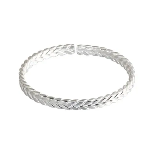 Old Qingyun Silver Building 999 Fine Silver Bangles Women's