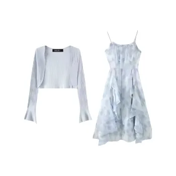Dior Beauty Slip Dresses Women's Blue