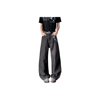 NVRFRGT Jeans Unisex Black