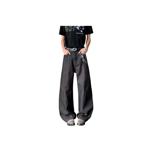 NVRFRGT Jeans Unisex Black