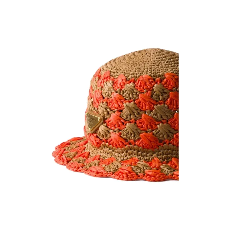 PRADA Crochet knit Bucket Hat-2