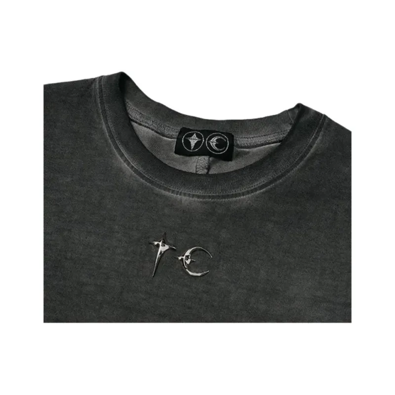 THUG CLUB SS24 T Shirt Unisex Charcoal-3