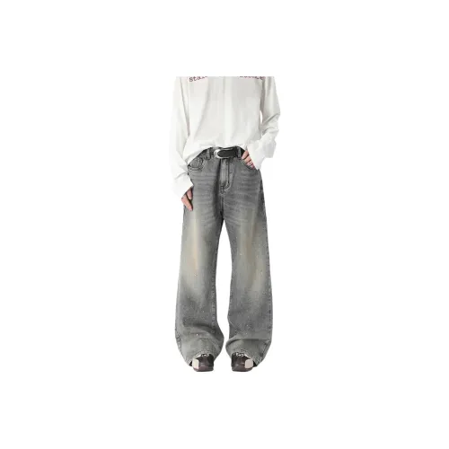 CLOR Jeans Unisex Distressed Gray
