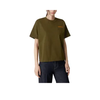 Bottega Veneta Drop Shoulder Sleeve T Shirt Women's Green