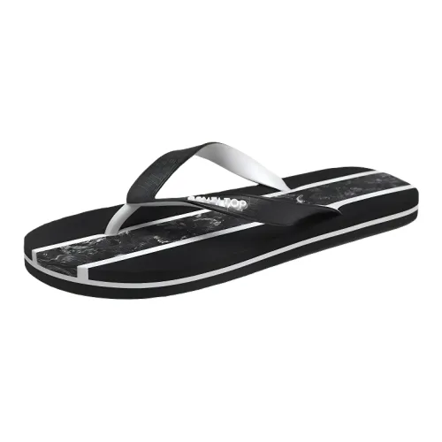 Burberry Check Print Thong Sandals Brown