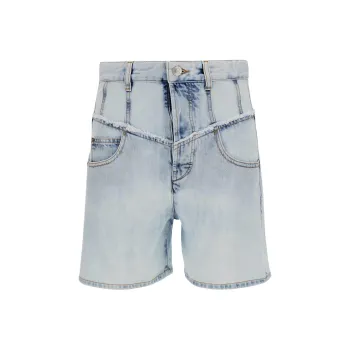 ISABEL MARANT ETOILE Denim Shorts Women's Light Blue