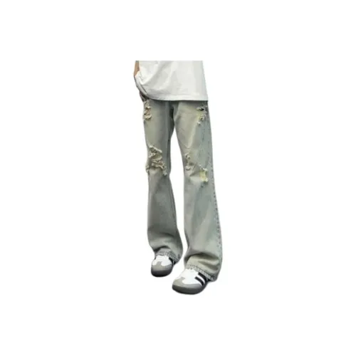 BENGEN Jeans Unisex Yellow Mud