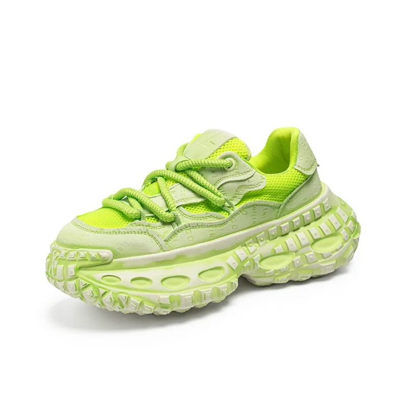 ROBINHOOD Cushioning, Slip Resistant, Abrasion Resistant, Coverage, Support Low Top Chunky Sneakers Men's-10