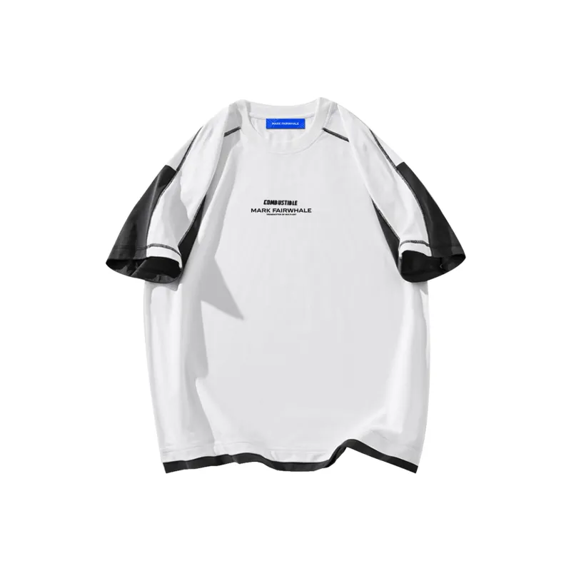FAIRWHALE T Shirt Unisex White & Dark Gray-0