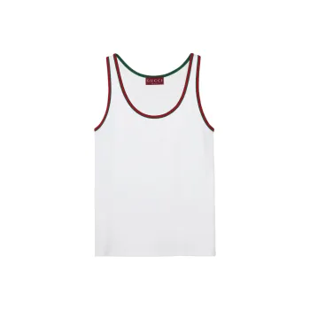 GUCCI Tank Tops Men White
