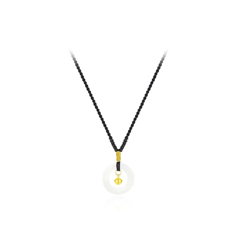 MGS White Jade Bodhi Necklaces Unisex-0