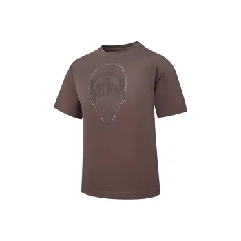 QIAODAN Sports Life Collection T Shirt Men's Van Dyke Brown