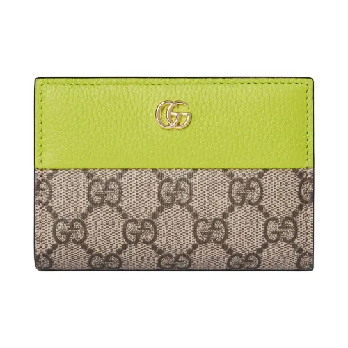 GUCCI GG Marmont Leather Wallet Medium Size Women's Multicolor