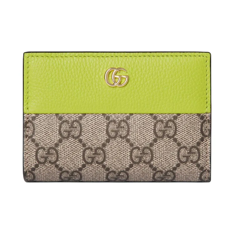 GUCCI GG Marmont Leather Wallet Medium Size Women's Multicolor-0