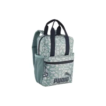 PUMA Polyester Backpack Regular Kids' Green Moon & Marine Blue