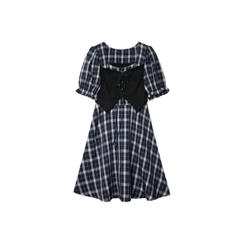 DOKZB Short Sleeved Dress Women's