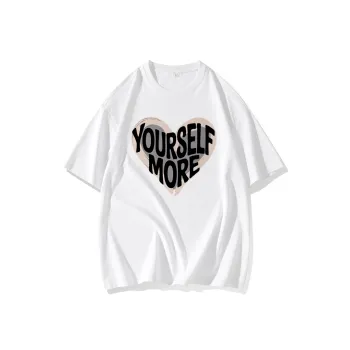 FAIRWHALE Drop Shoulder Sleeve T Shirt Women's