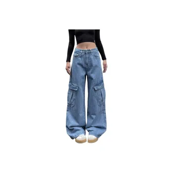 VIPGOOSE Jeans Unisex Blue
