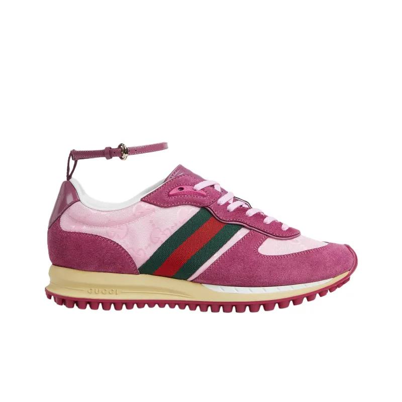 GUCCI RE MOTION Low Top Casual Shoes Women's Bright Pink-1